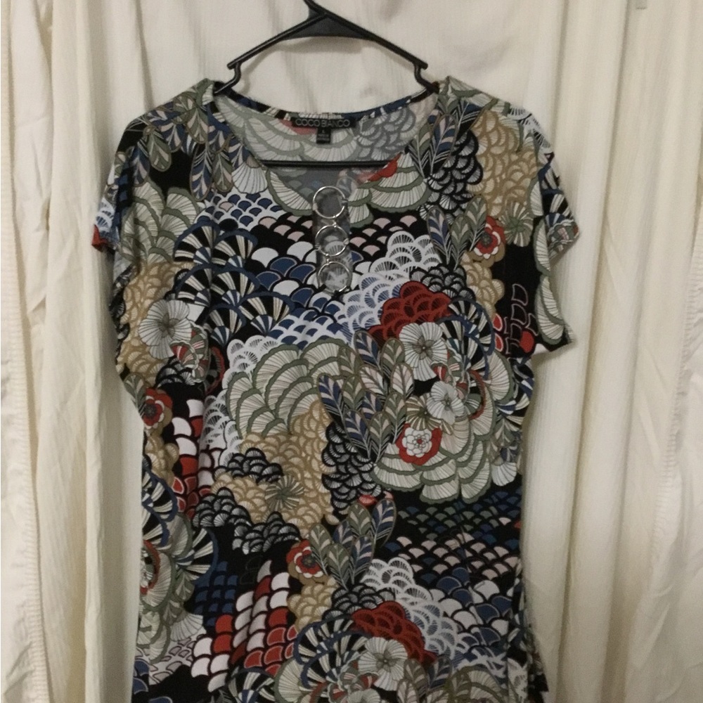 Womens blouse multi colored